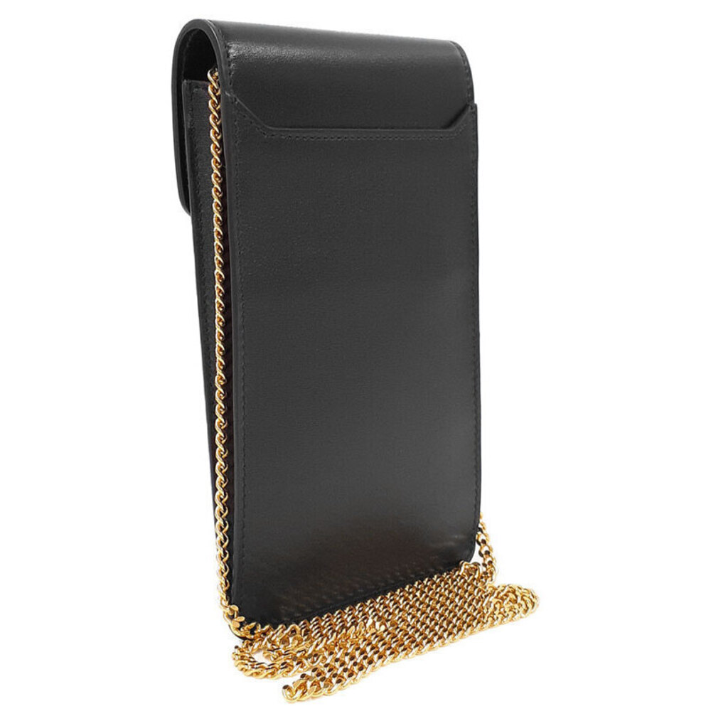Celine Shoulder Chain Pouch Bag Triomphe Vertical Phone